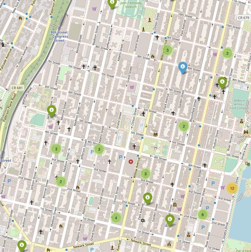 Apartment Search Map