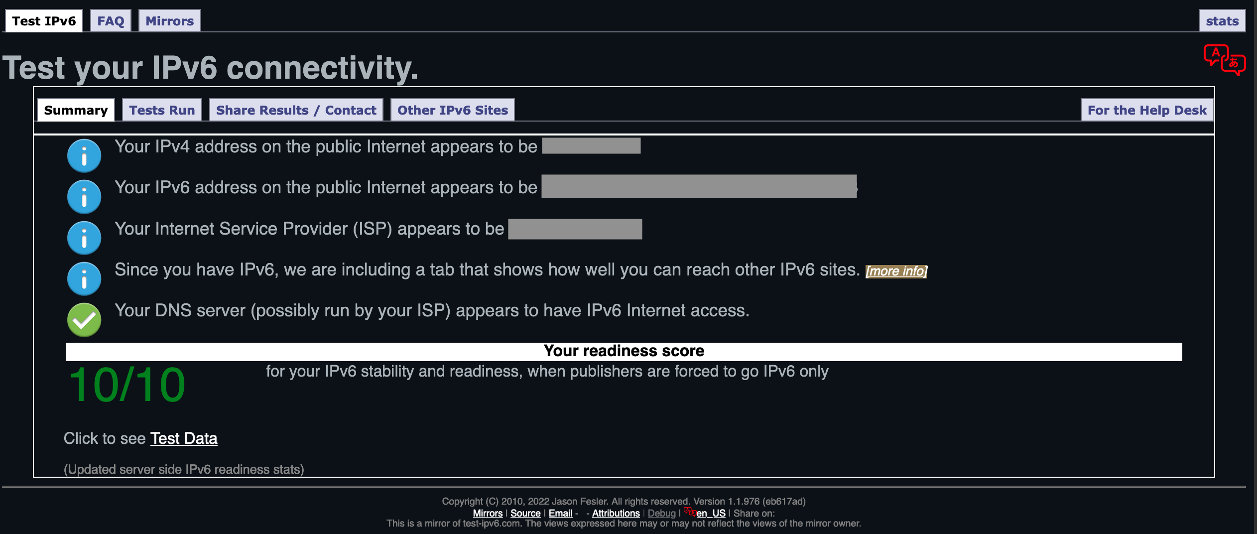 test-ipv6-success